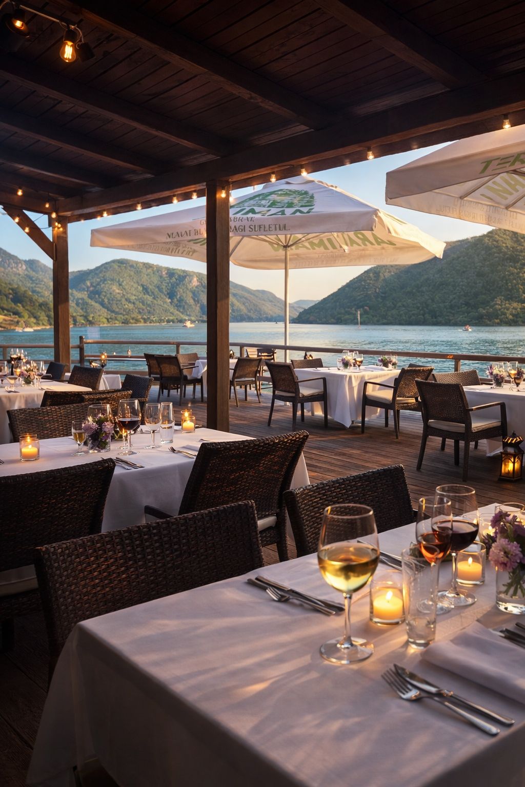 Restaurant Egreta, cu vedere spre Dunăre